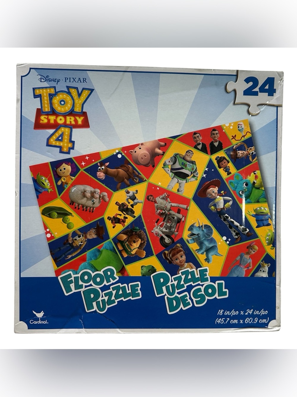 Disney Pixar Toy Story 4™ Floor Puzzle  24 Piece 18" X 24" New NIB